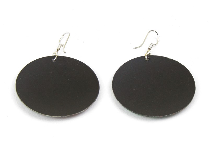 Visací indické náušnice barevné 2 cm