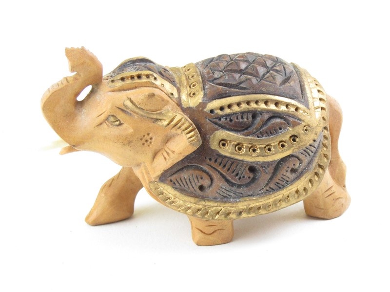 Slon vyřezávaný z Indie 12 cm