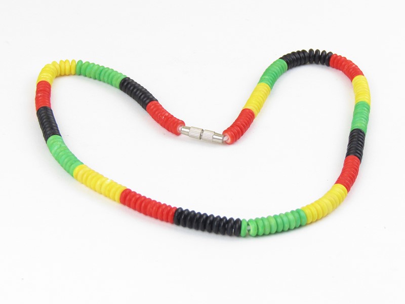 Rasta korálky z kosti z Indie