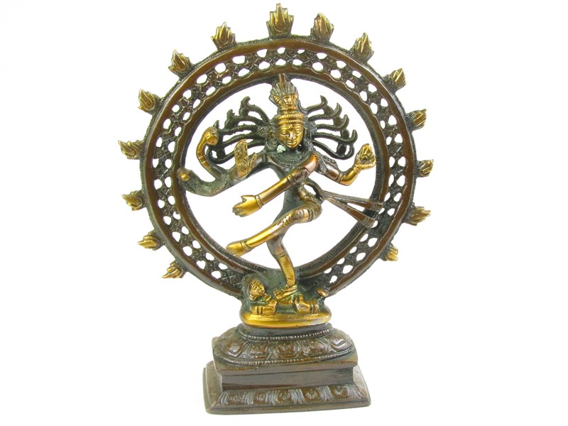 Nataraj z kovu 23 cm z Indie