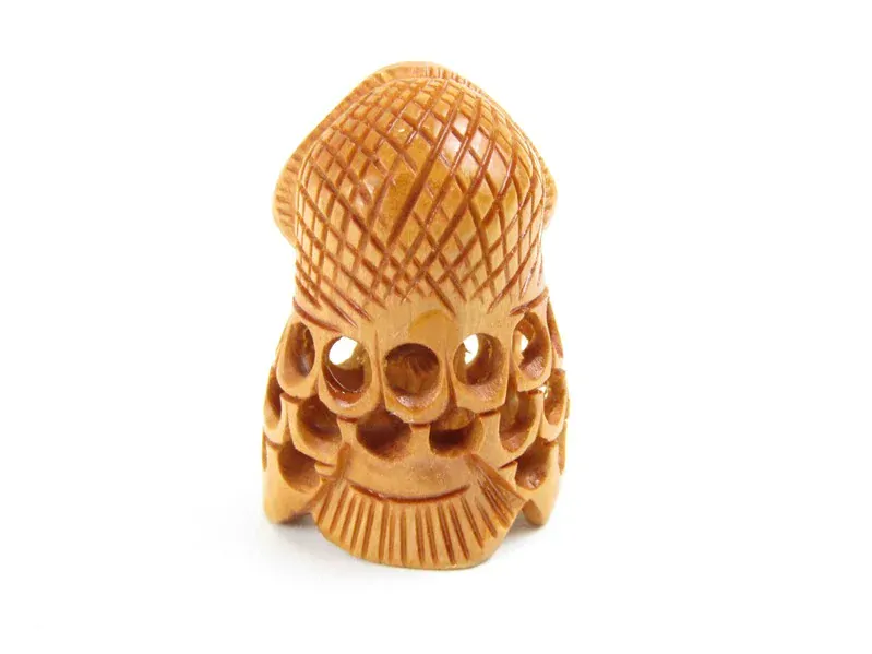 Dřevěná sova z citrusu 6 cm