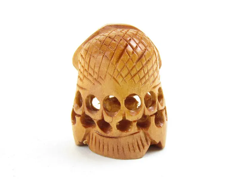 Dřevěná sova z citrusu 3 cm
