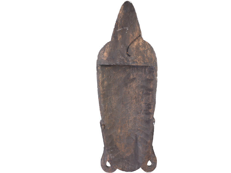 Maska hlava Buddhy hnědá 1 m