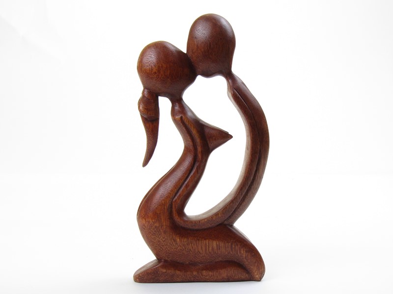 Dřevěné sousoší 24 cm