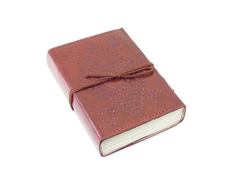 Zápisník z kůže se stromem