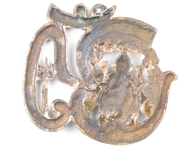 Ganéš sedící v ÓM z kovu