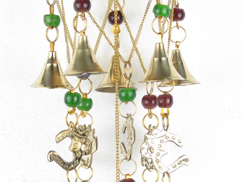 Mosazná zvonkohra s ÓM a zvonky