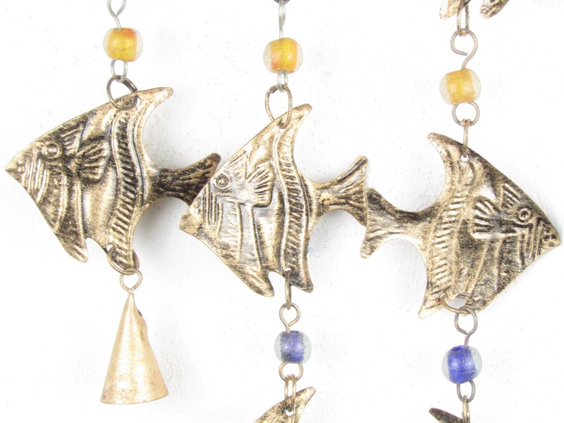 Kovové rybičky na stěnu 