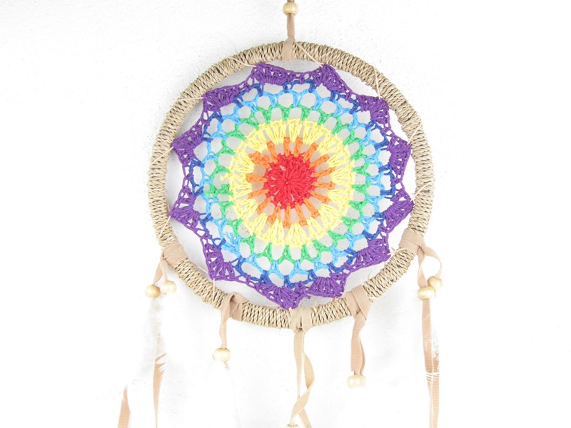 Lapač zlých snů barevný