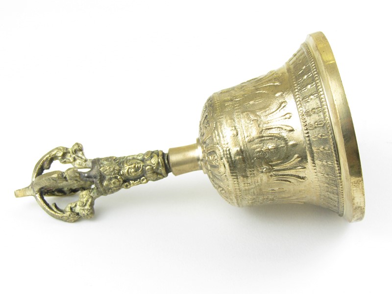 Tibetský zvon zdobený 15 cm