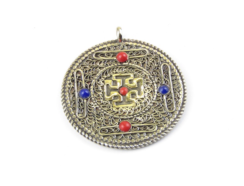 Tibetský přívěšek s lotosovým květem