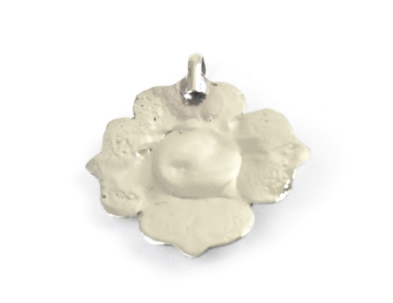 Tibetský přívěšek lotosový květ s ÓM