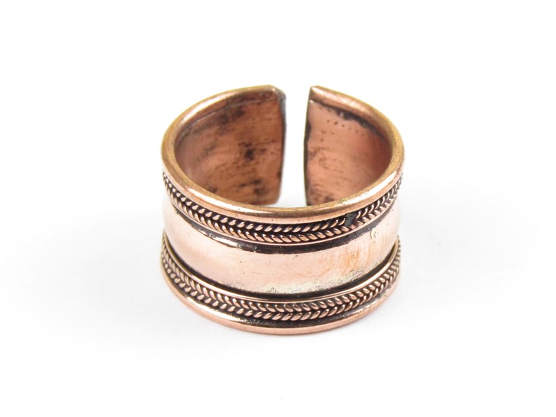 Prstýnek z Nepálu měděný