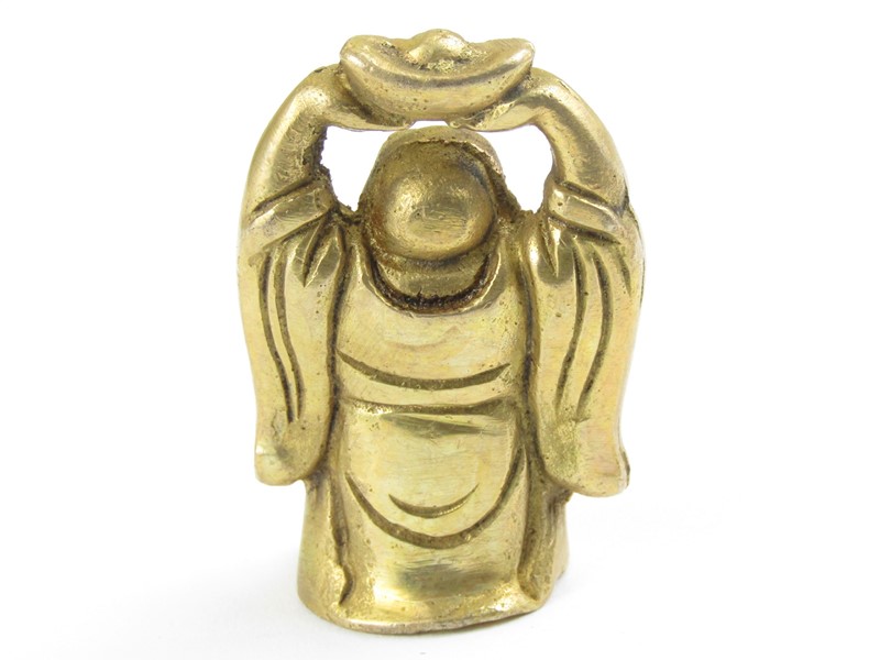 Budai z mosazi s miskou 10 cm