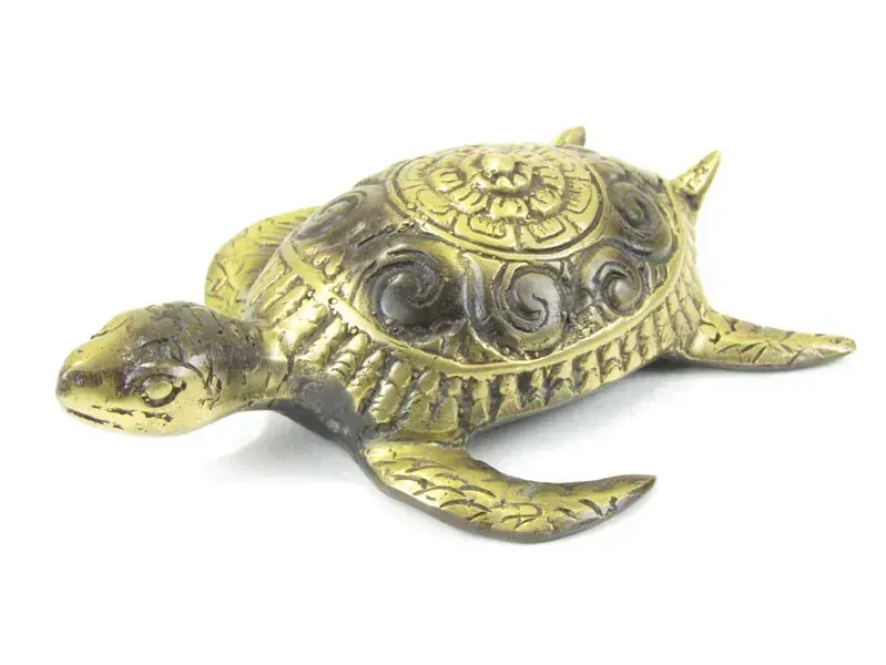 Želva z kovu 13 cm