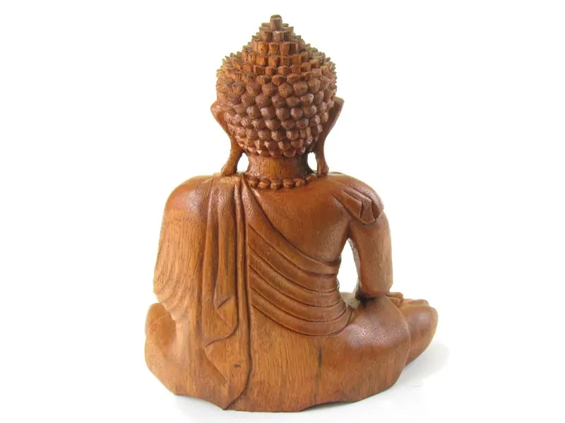 Buddha ze dřeva z Indonésie 21 cm