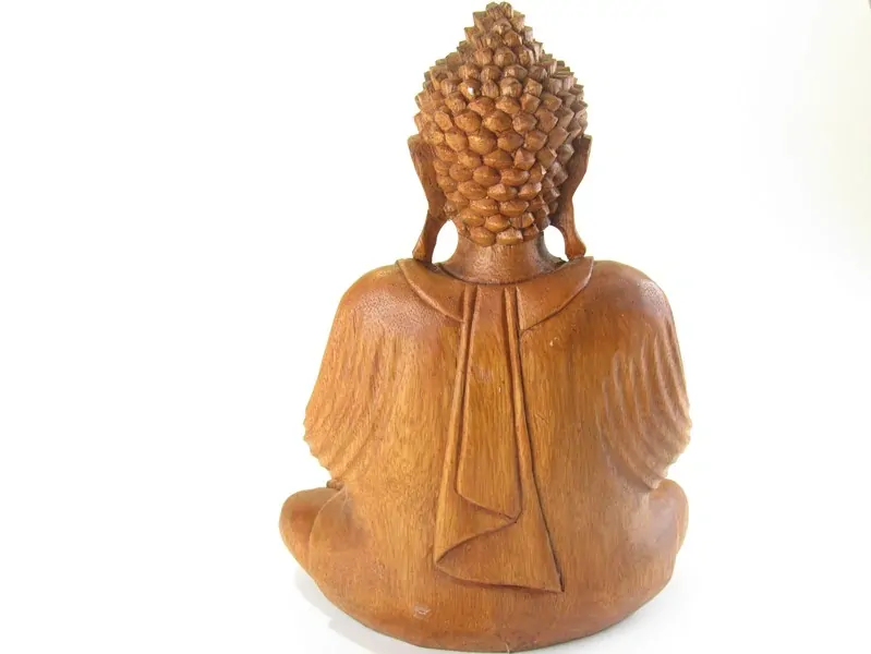 Buddha ze dřeva z Indonésie 32 cm