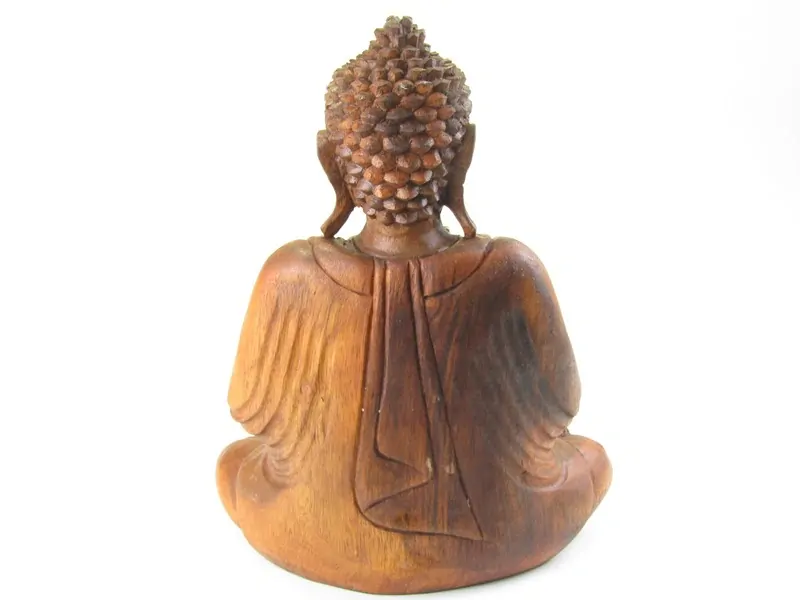 Buddha ze dřeva z Indonésie 34 cm