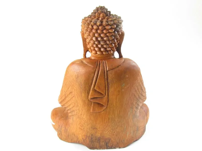 Buddha ze dřeva z Indonésie 30 cm