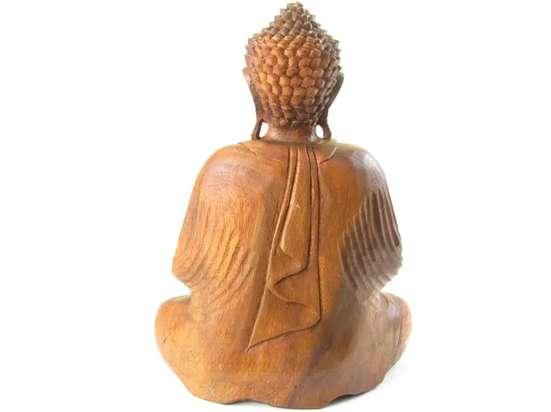 Buddha ze dřeva z Indonésie 42 cm