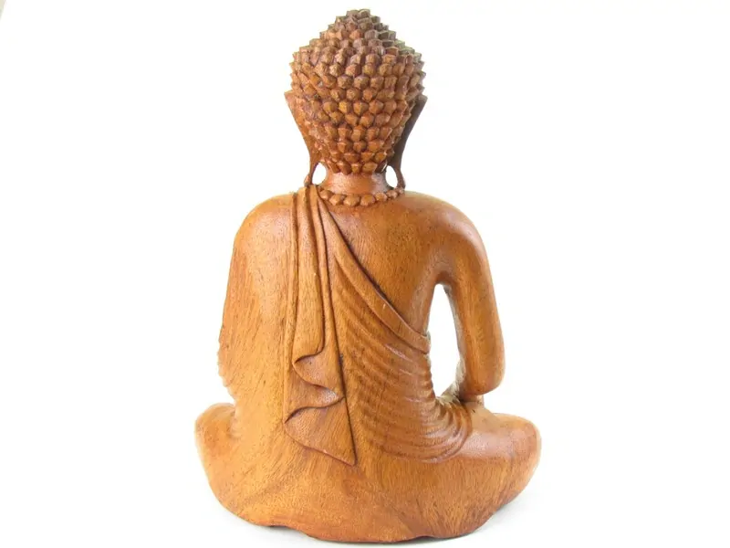 Buddha ze dřeva z Indonésie 43 cm