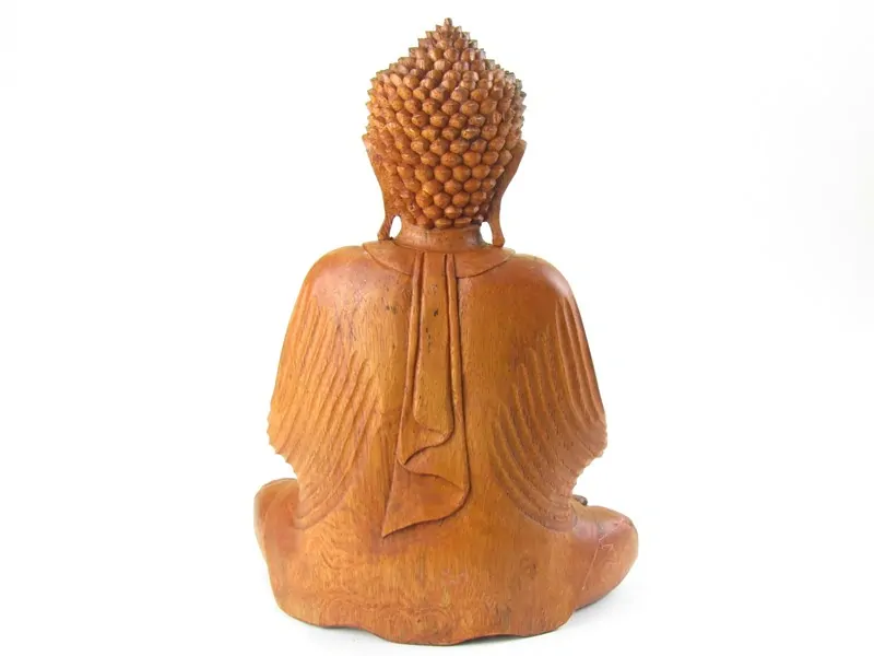Buddha ze dřeva z Indonésie 41 cm