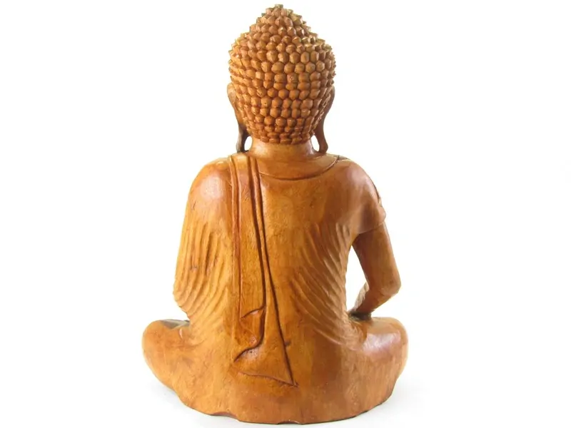 Buddha ze dřeva z Indonésie 50 cm