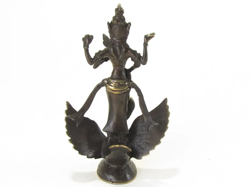 Socha Sarasvatí z kovu 26 cm 2.jakost