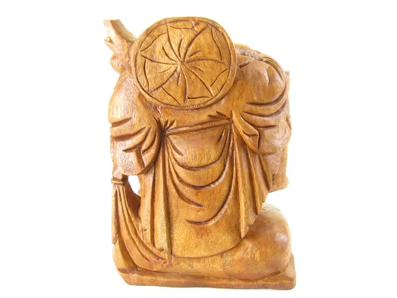 Buddha dřevěný 30 cm