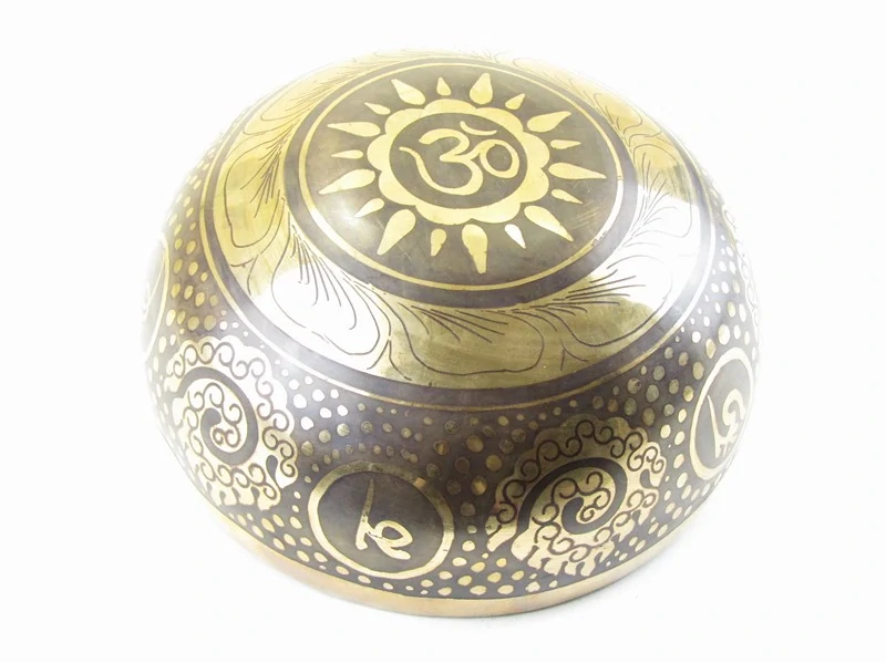 Tibetská mísa z Indie 17 cm s ornamenty