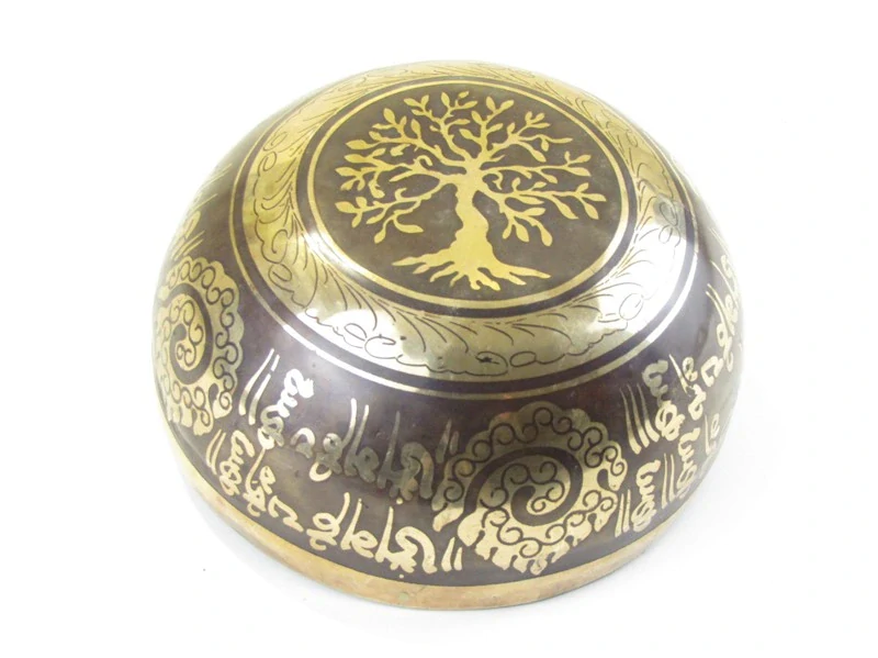 Tibetská mísa z Indie 16 cm s ornamenty