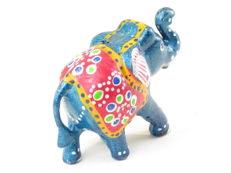 Slon z Indie modrý 5,5 cm