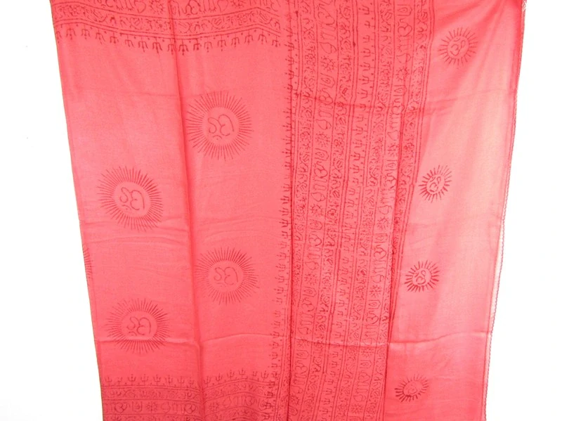 Sarong s Omem červený 99 x 180 cm