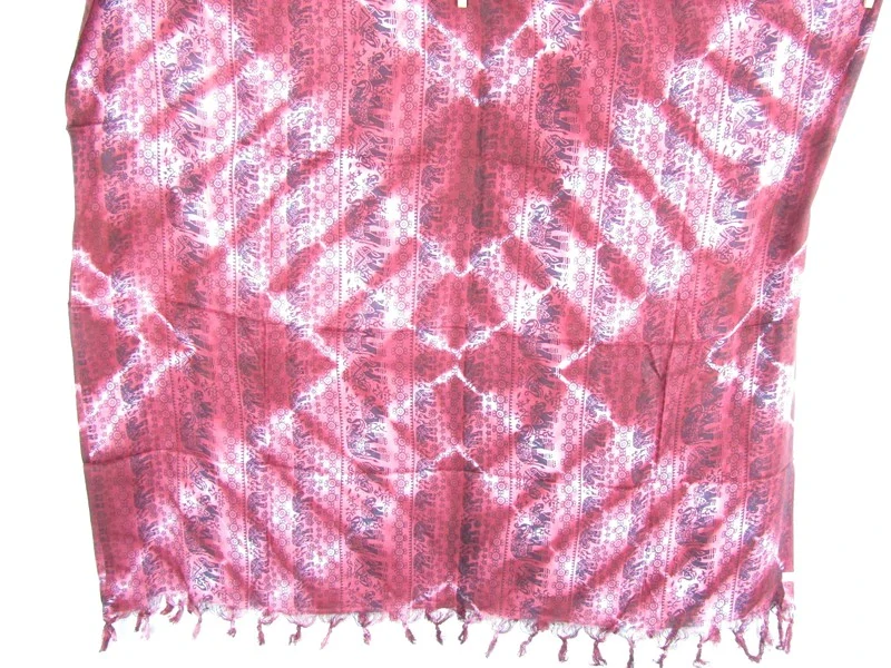 Pareo z Indie červené 180 cm