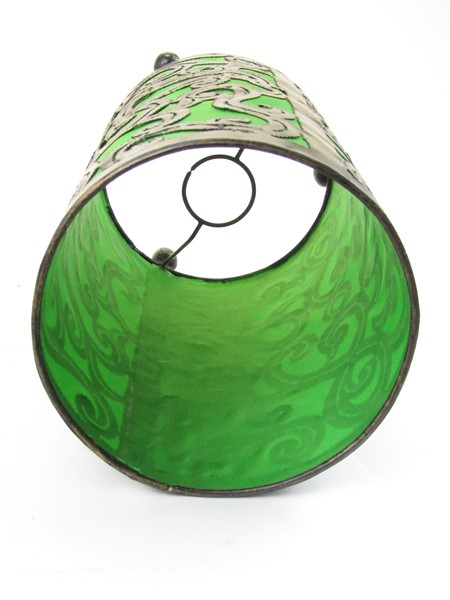 Orientální lampa zelená 30 cm