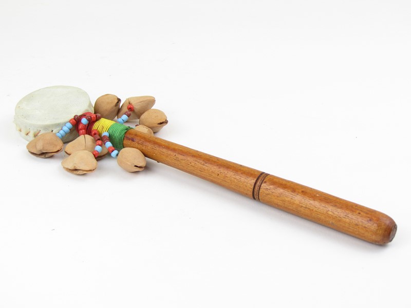 Oboustranný bubínek 25 cm chrastící