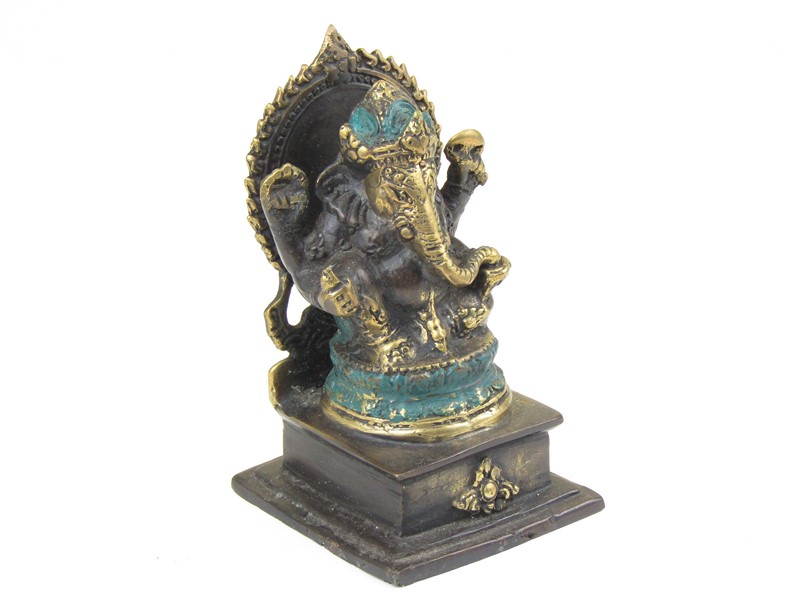 Ganéš kovový 12 cm 