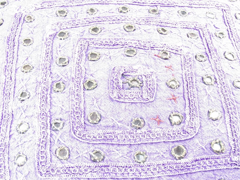 Potah na polštář z Indie fialový