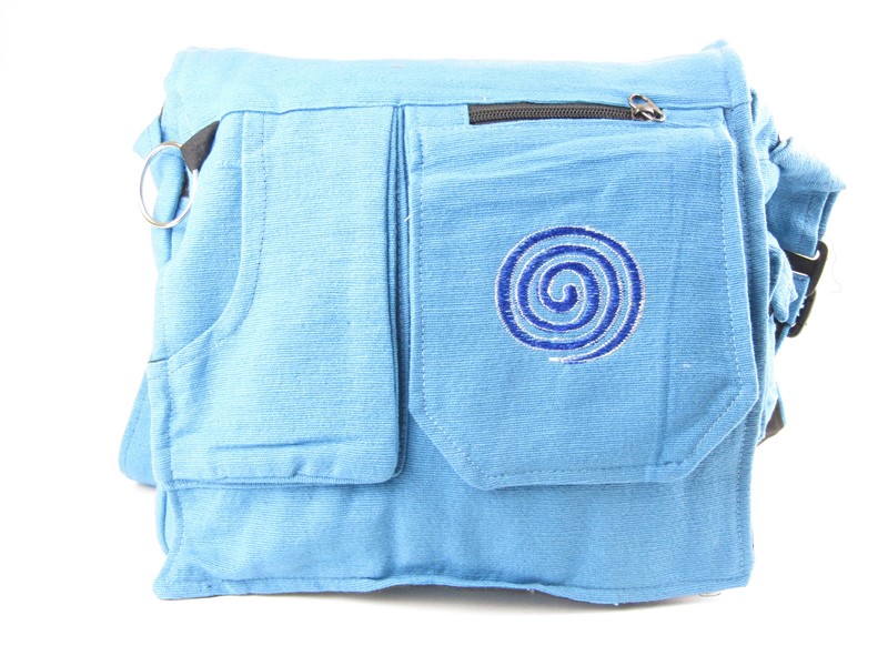 Taška modrá se spirálkou