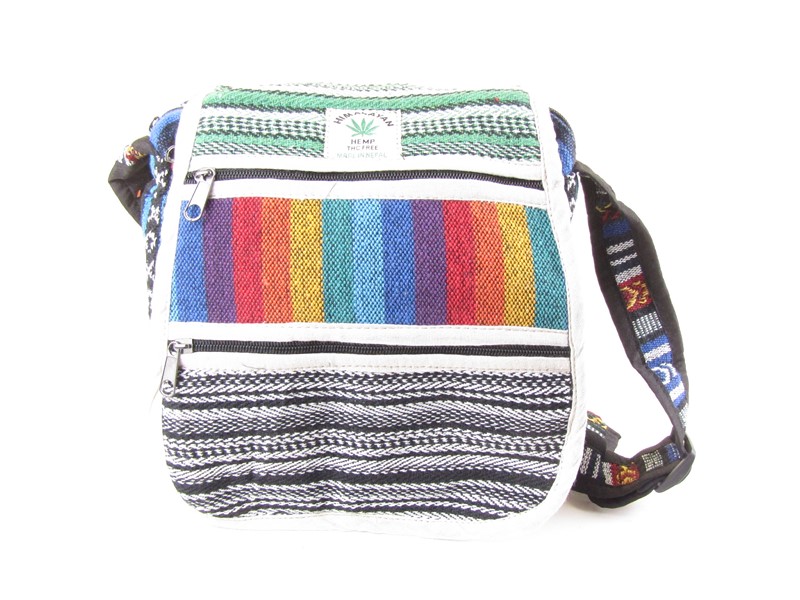 Bavlněná kabelka z Nepálu pestrá