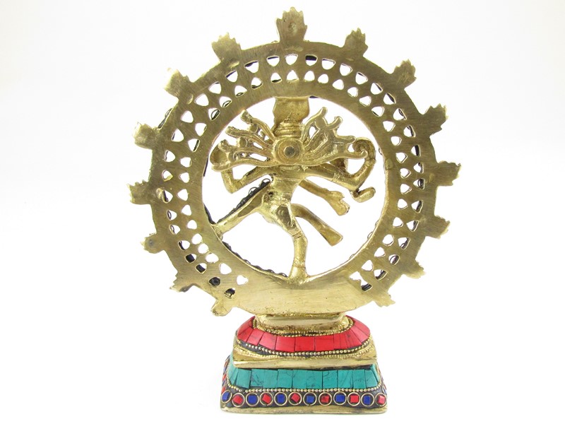 Nataraj z mosazi z Indie 20 cm