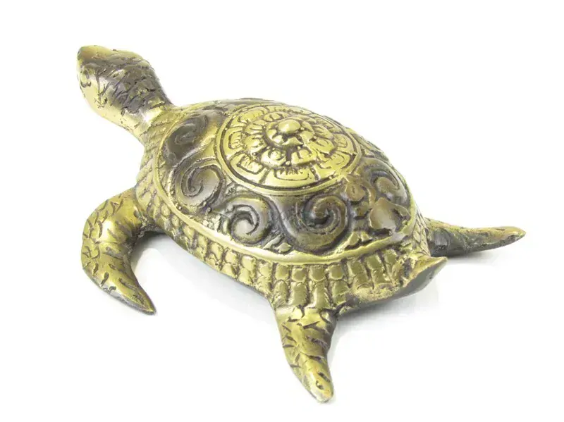 Želva z kovu 13 cm