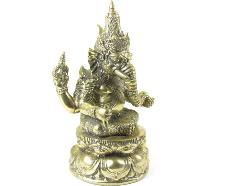 Kovová soška Ganéša 33 cm