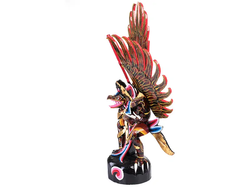 Garuda z Indonésie barevná 63 cm