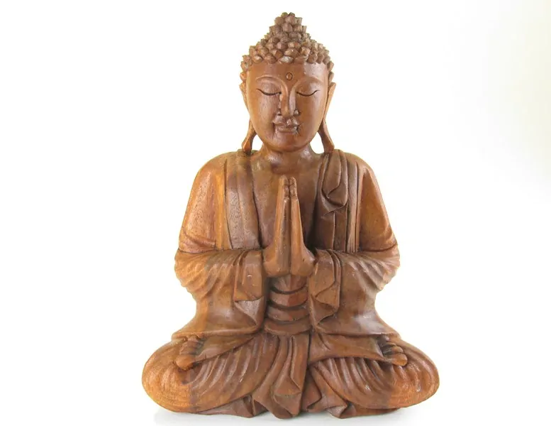 Buddha ze dřeva z Indonésie 32 cm