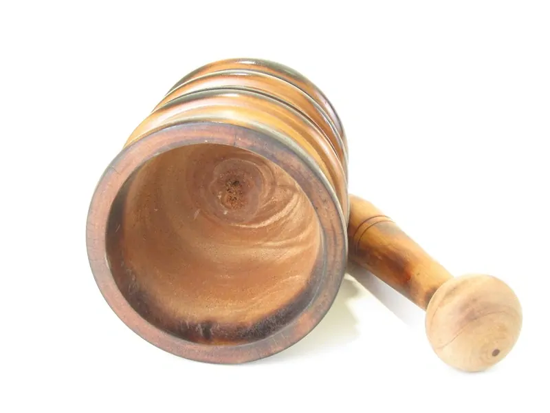 Dřevěný hmoždíř z Indonésie 12 cm