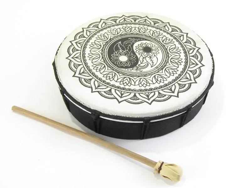 Šamanský buben s jin-jang 27 cm