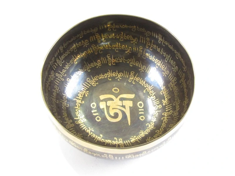 Tibetská mísa z Nepálu 16,5 cm zdobená