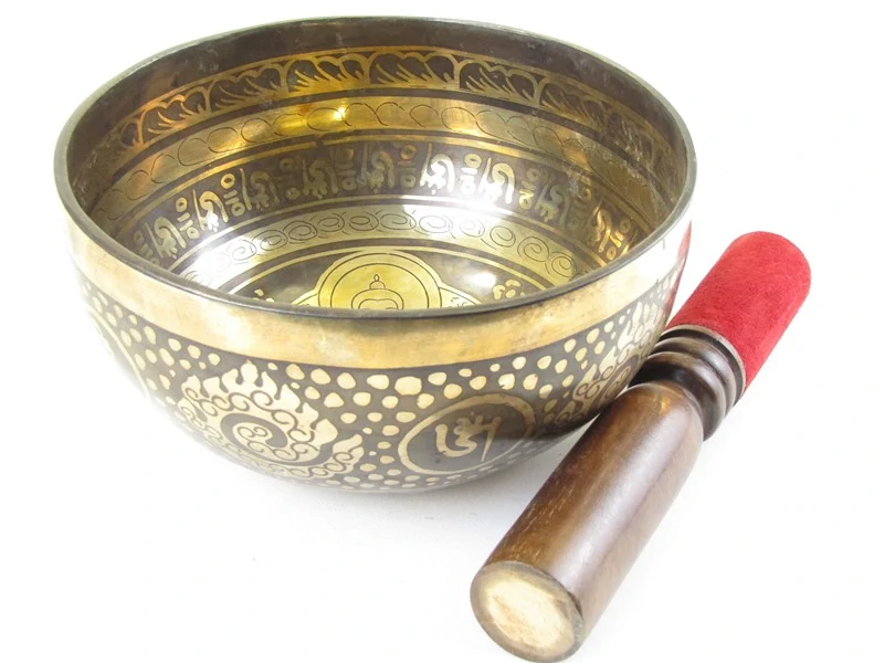 Tibetská mísa 17 cm zdobená