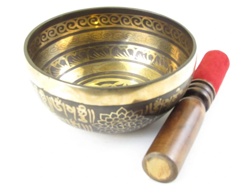 Tibetská mísa z Indie 15,5 cm tepaná